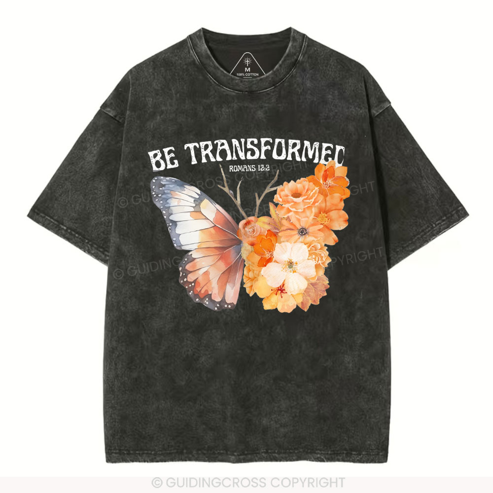 Be Transformed Christian Washed T-Shirt