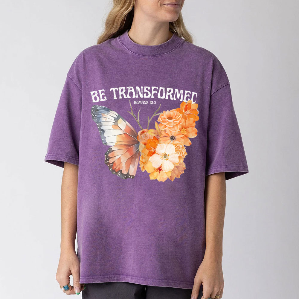 Be Transformed Christian Washed T-Shirt