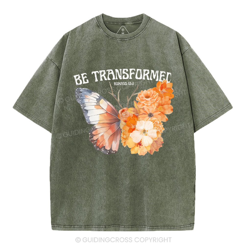 Be Transformed Christian Washed T-Shirt