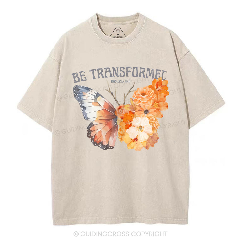 Be Transformed Christian Washed T-Shirt