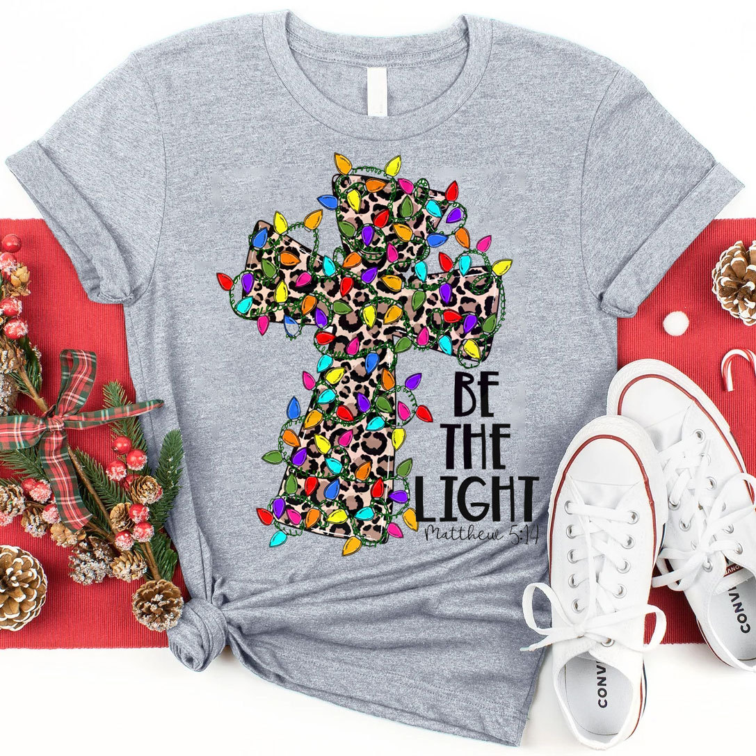 Be The Light Christian Christmas T-Shirt