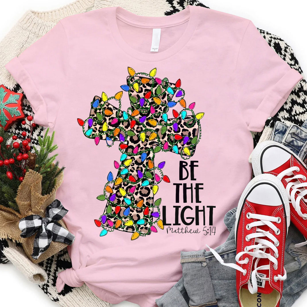 Be The Light Christian Christmas T-Shirt
