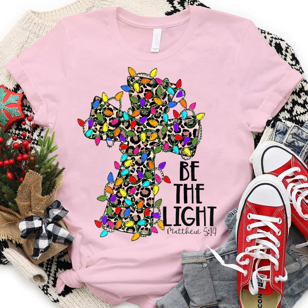 Be The Light Christian Christmas T-Shirt