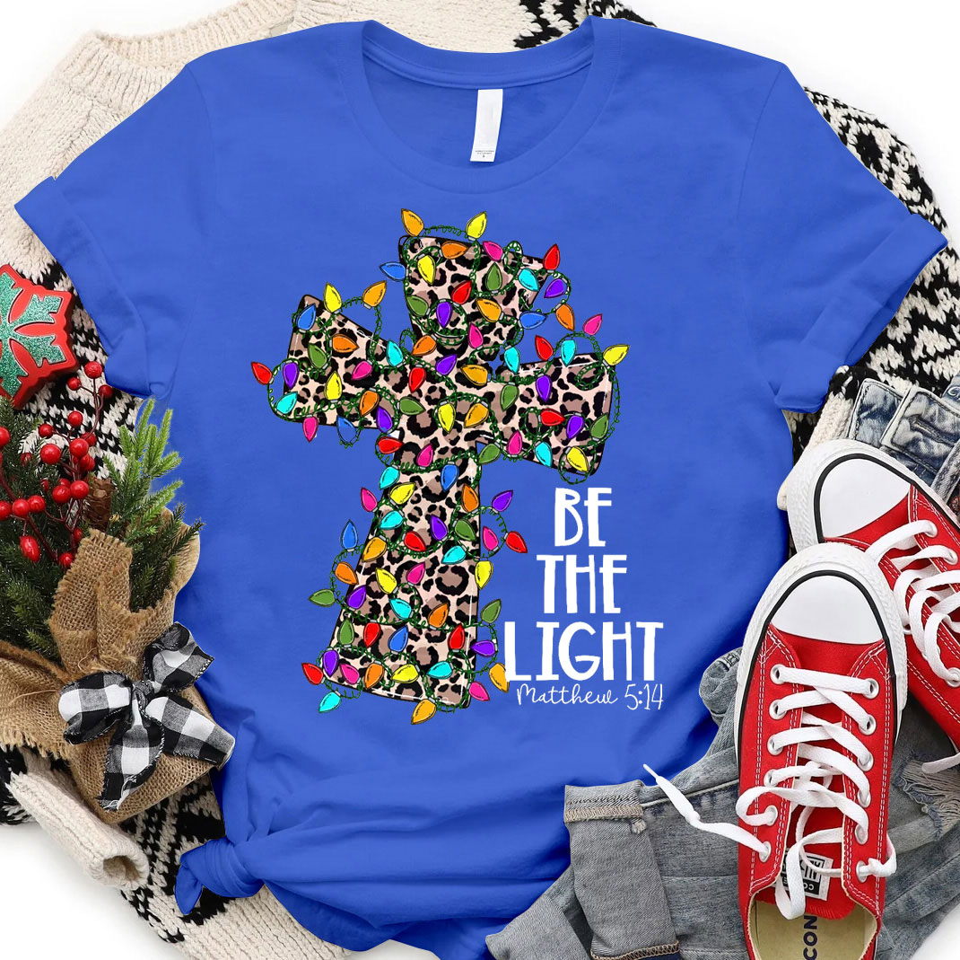Be The Light Christian Christmas T-Shirt