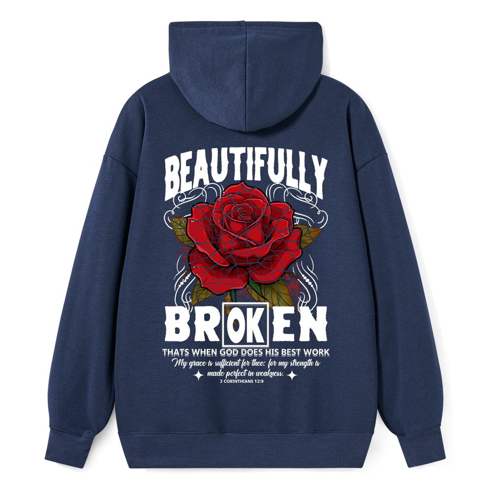 Beautifully Broken Christian Classic Hoodie