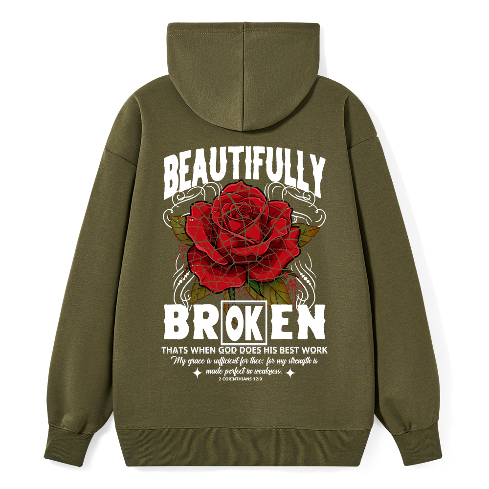 Beautifully Broken Christian Classic Hoodie