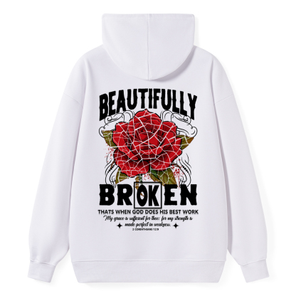Beautifully Broken Christian Classic Hoodie