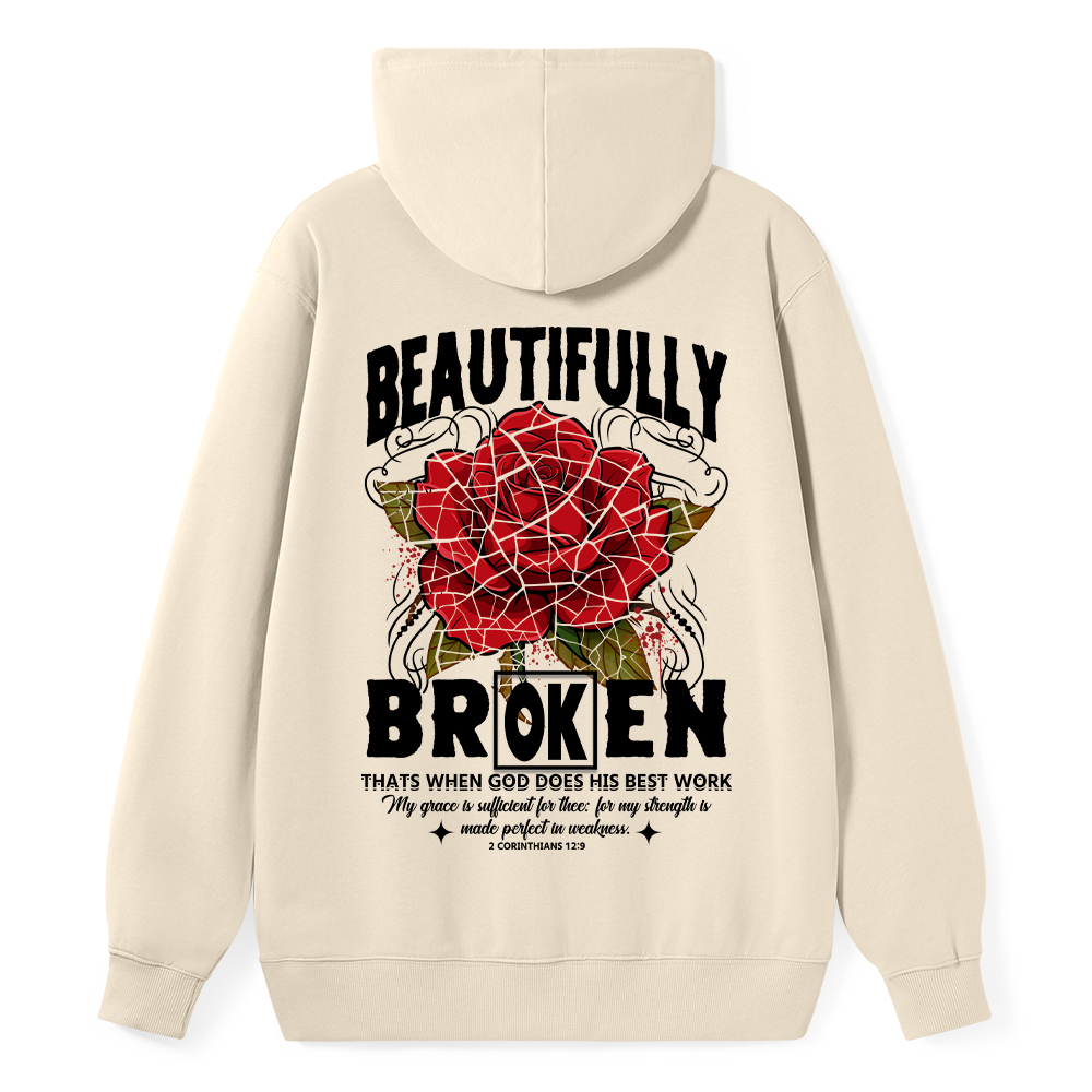 Beautifully Broken Christian Classic Hoodie