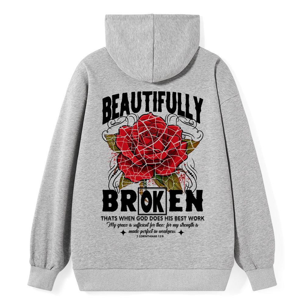 Beautifully Broken Christian Classic Hoodie
