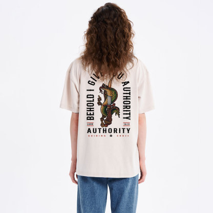 Behold I Give You Authority Christian Washed T-Shirt