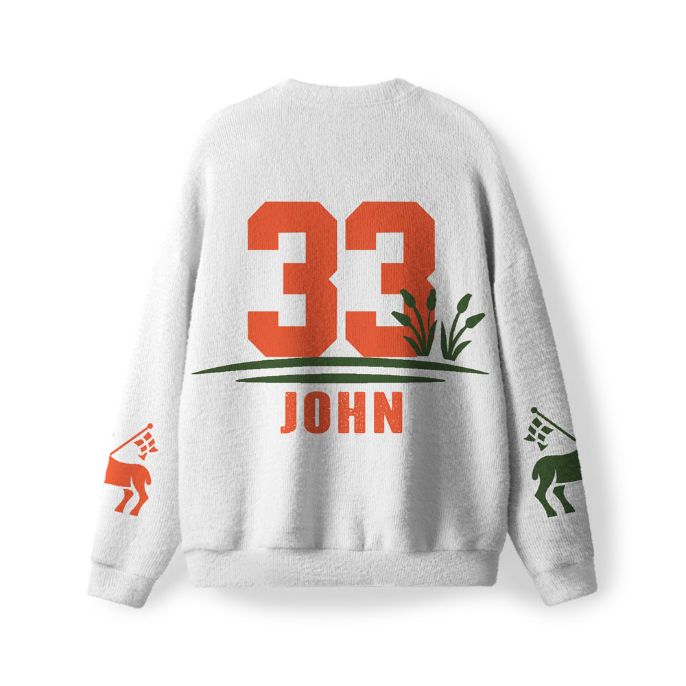 Behold The Lamb Furry Christian Lightweight Sweater