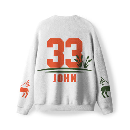 Behold The Lamb Furry Christian Lightweight Sweater