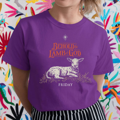 Behold The Lamb Of God Christian T-Shirt