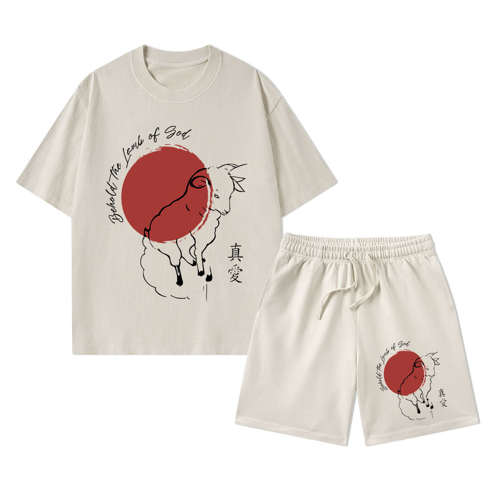 Sample Christian Washed T-Shirt & Shorts Sale - GuidingCross