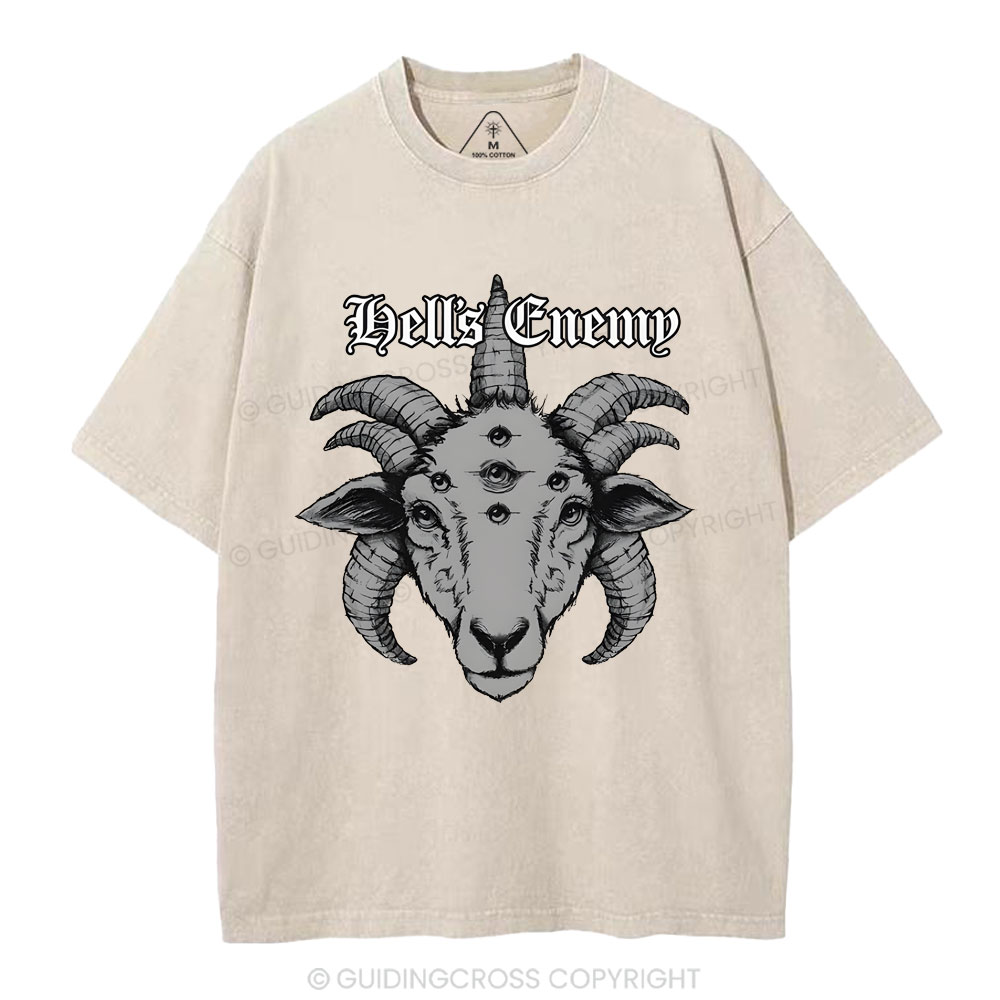 Behold the Lamb Christian Washed T-Shirt