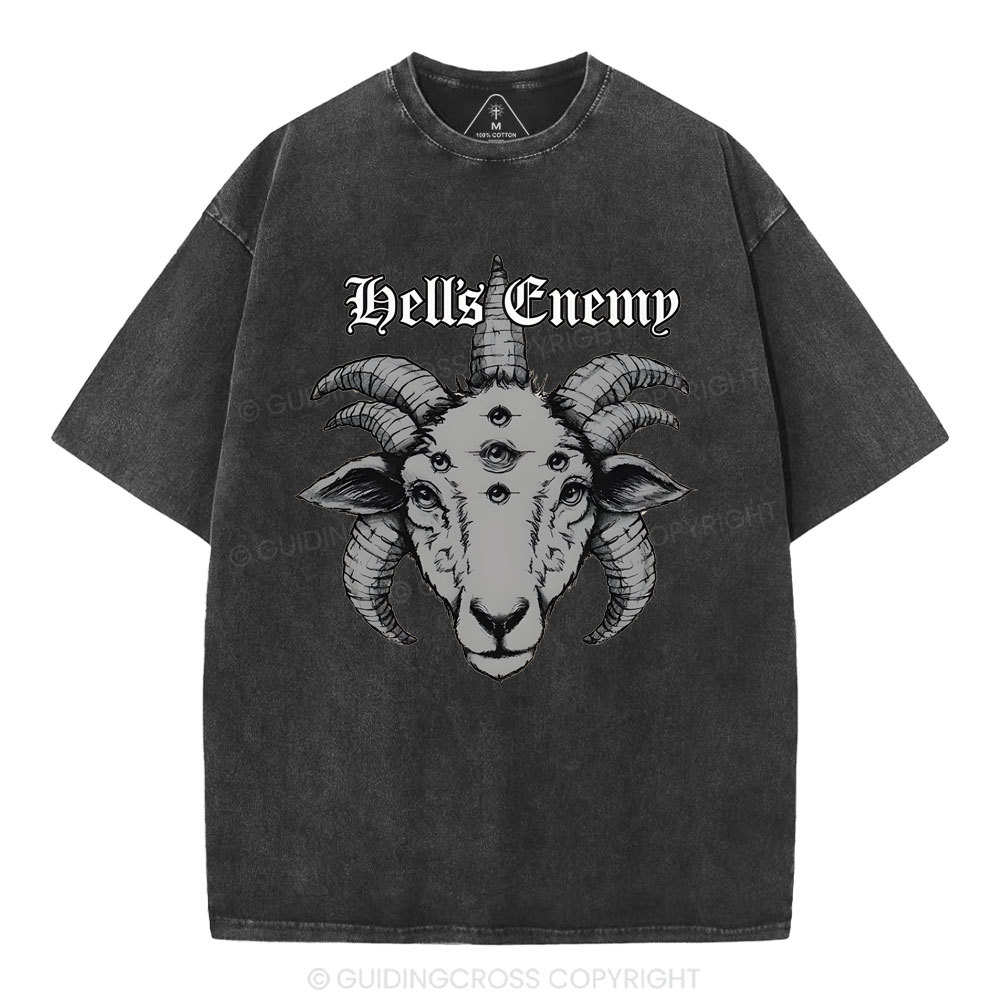 Behold the Lamb Christian Washed T-Shirt
