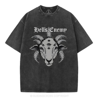 Behold the Lamb Christian Washed T-Shirt