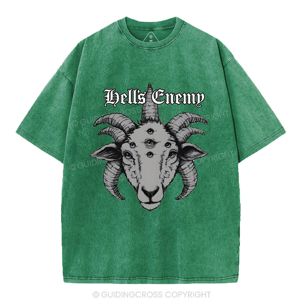 Behold the Lamb Christian Washed T-Shirt
