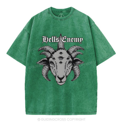 Behold the Lamb Christian Washed T-Shirt