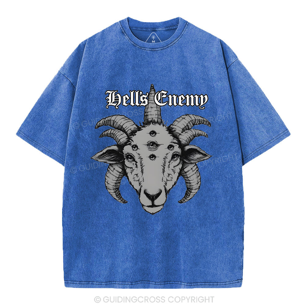 Behold the Lamb Christian Washed T-Shirt