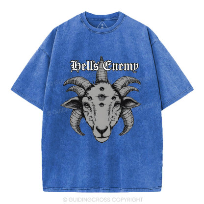 Behold the Lamb Christian Washed T-Shirt