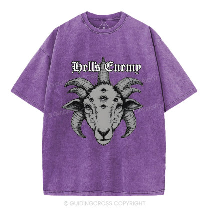 Behold the Lamb Christian Washed T-Shirt
