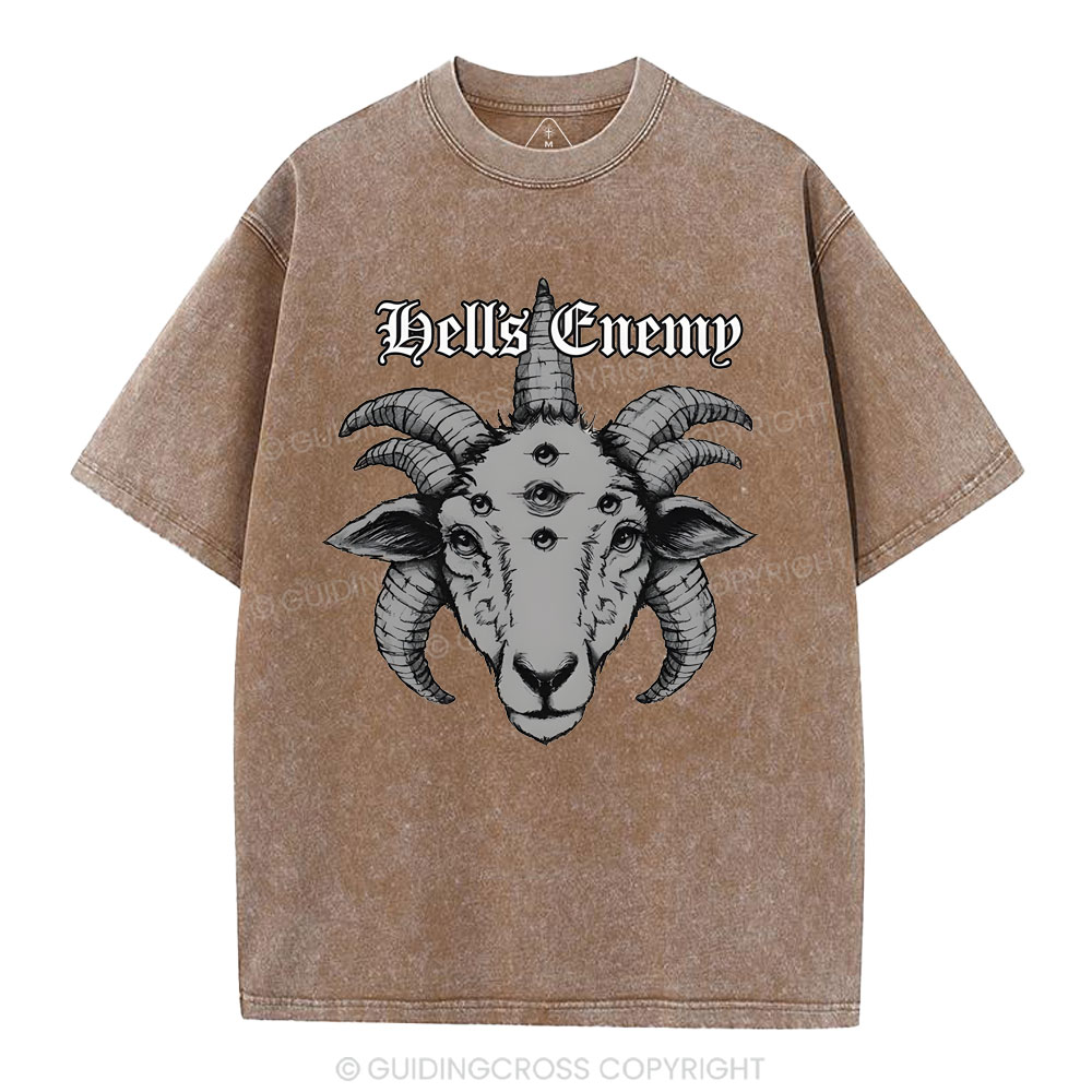 Behold the Lamb Christian Washed T-Shirt