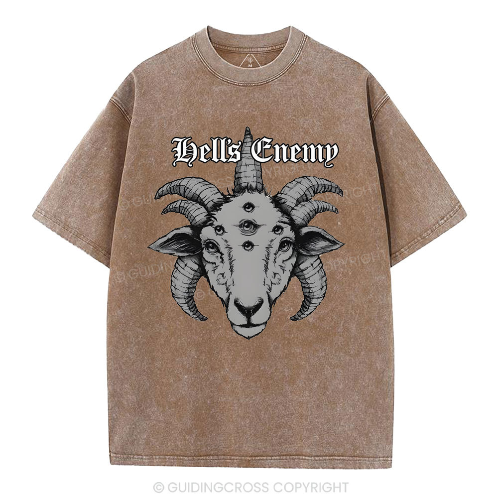Behold the Lamb Christian Washed T-Shirt