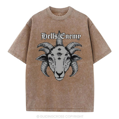 Behold the Lamb Christian Washed T-Shirt