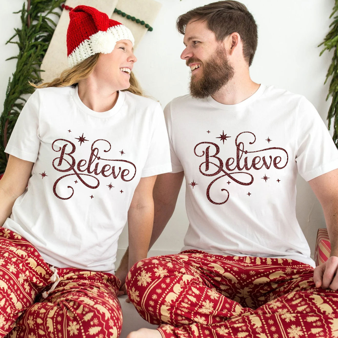 Believe Christian Christmas T-Shirt