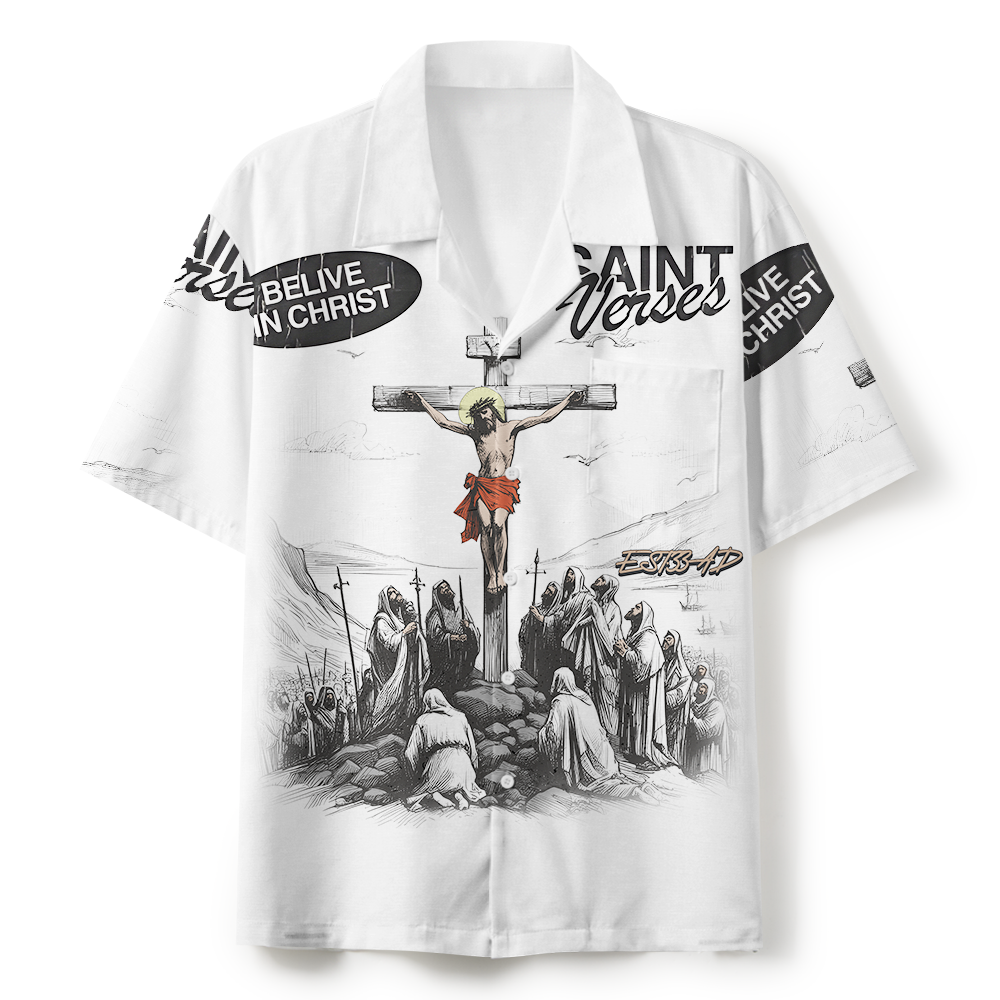 Frist Of All I'm God Pieces Christian Hawaiian Shirt Sale - GuidingCross