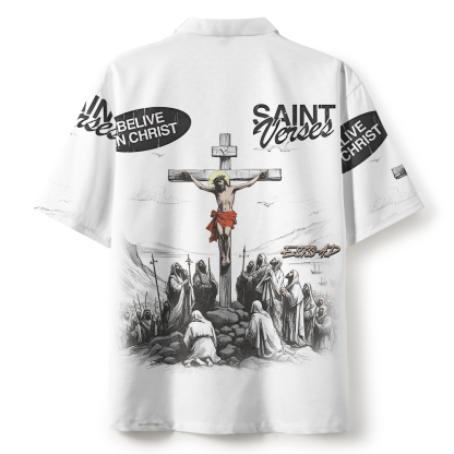 Believe In Christ Christian Hawaiian Shirt 