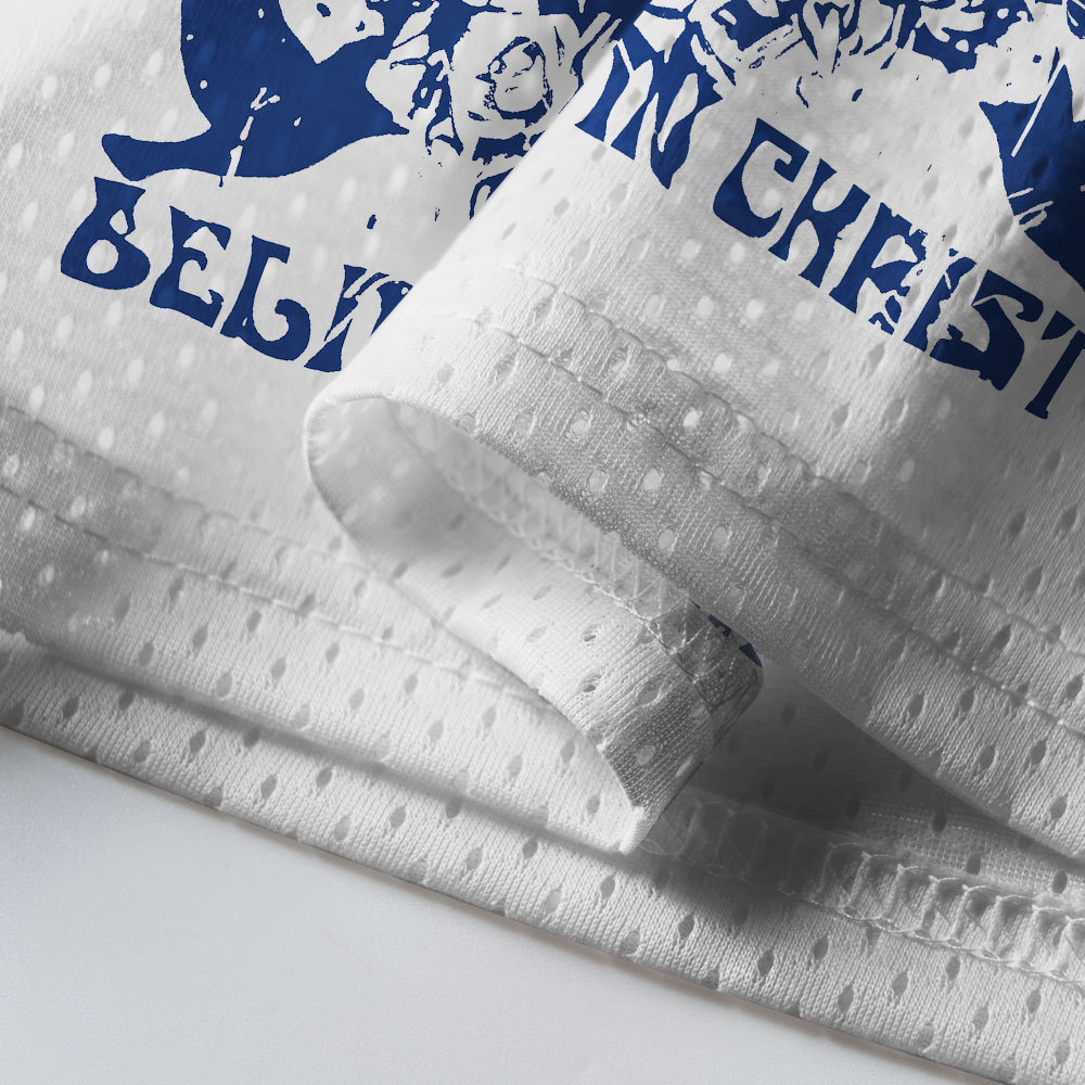 Saint Believe In Christ Christian Mesh Jersey