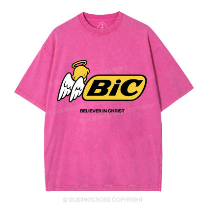 Believe In Christ Christian Washed T-Shirt