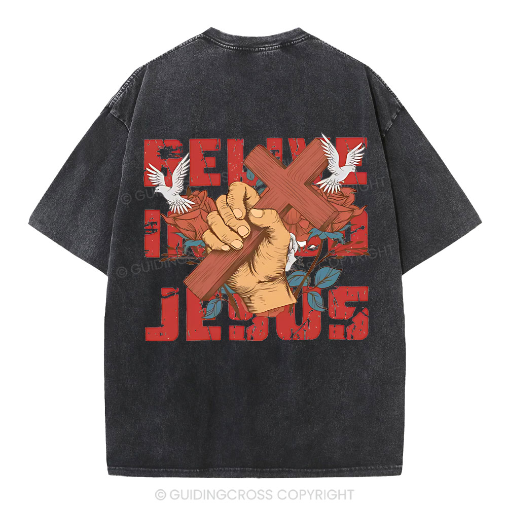 New-Sample Christian Washed T-Shirt Sale - GuidingCross