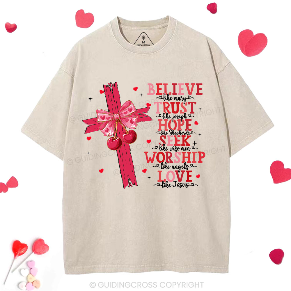 Sample Washed T-Shirt Sale - GuidingCross