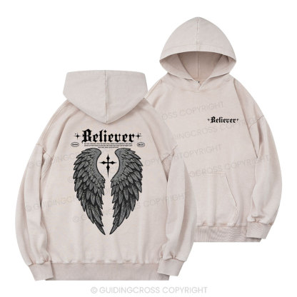 Believer Christian Washed Hoodie 