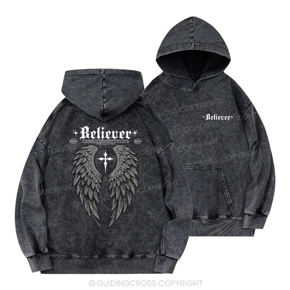 Believer Christian Washed Hoodie 