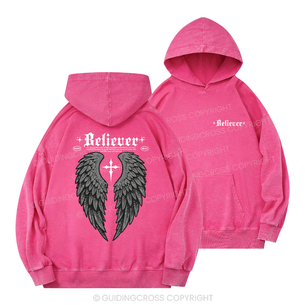 Believer Christian Washed Hoodie 