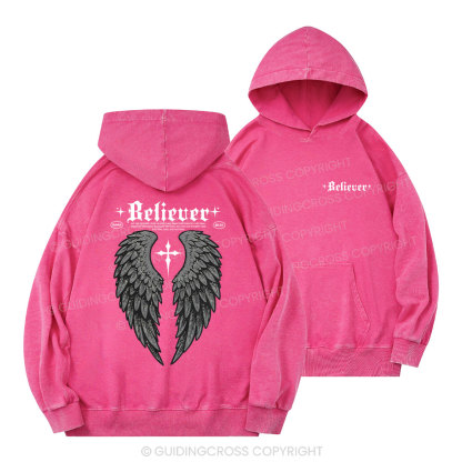 Believer Christian Washed Hoodie 
