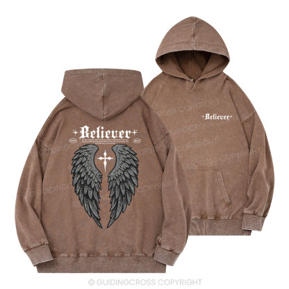 Believer Christian Washed Hoodie 