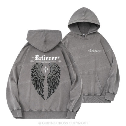 Believer Christian Washed Hoodie 