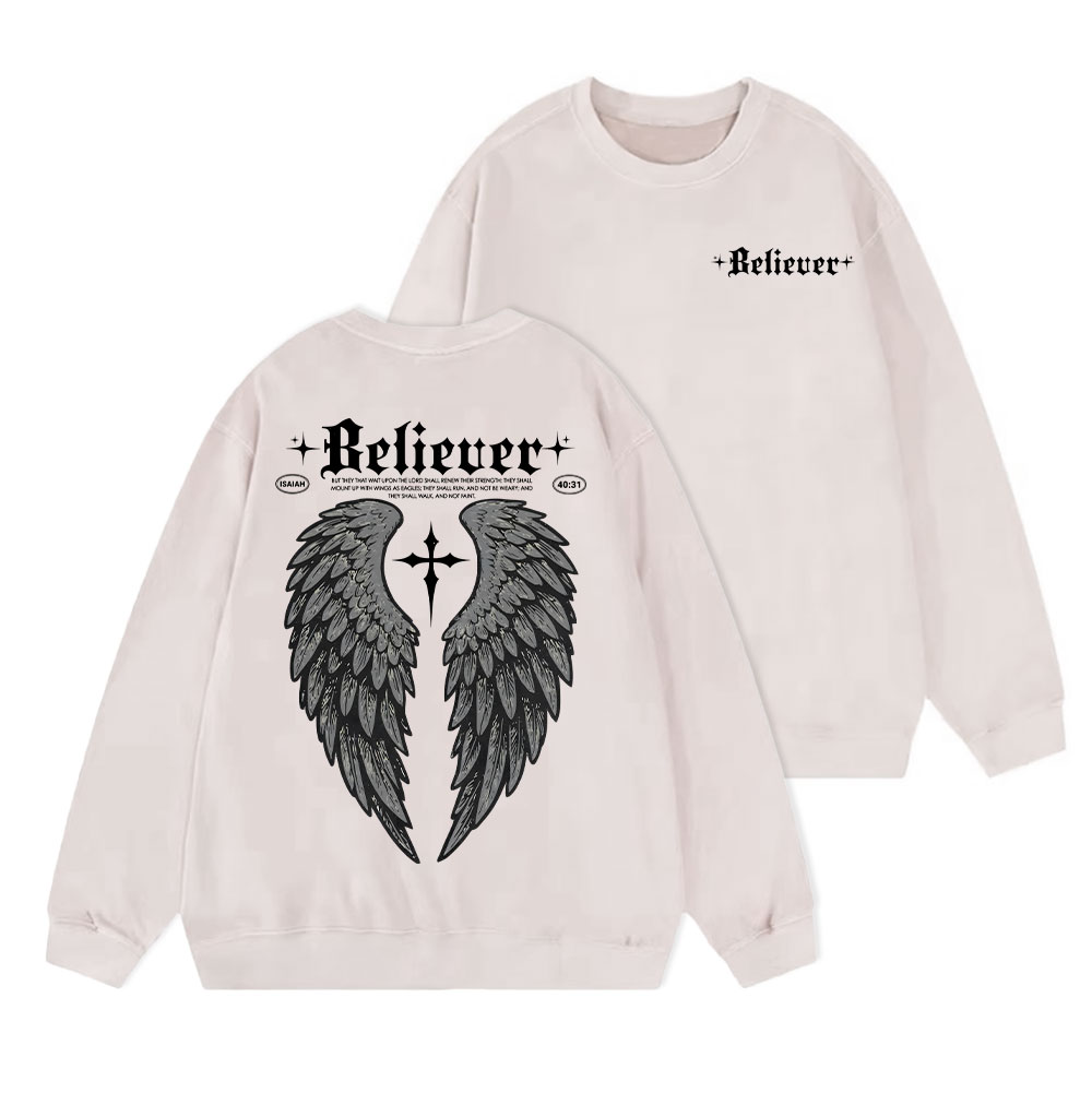 Believer Christian Washed Sweatshirt 