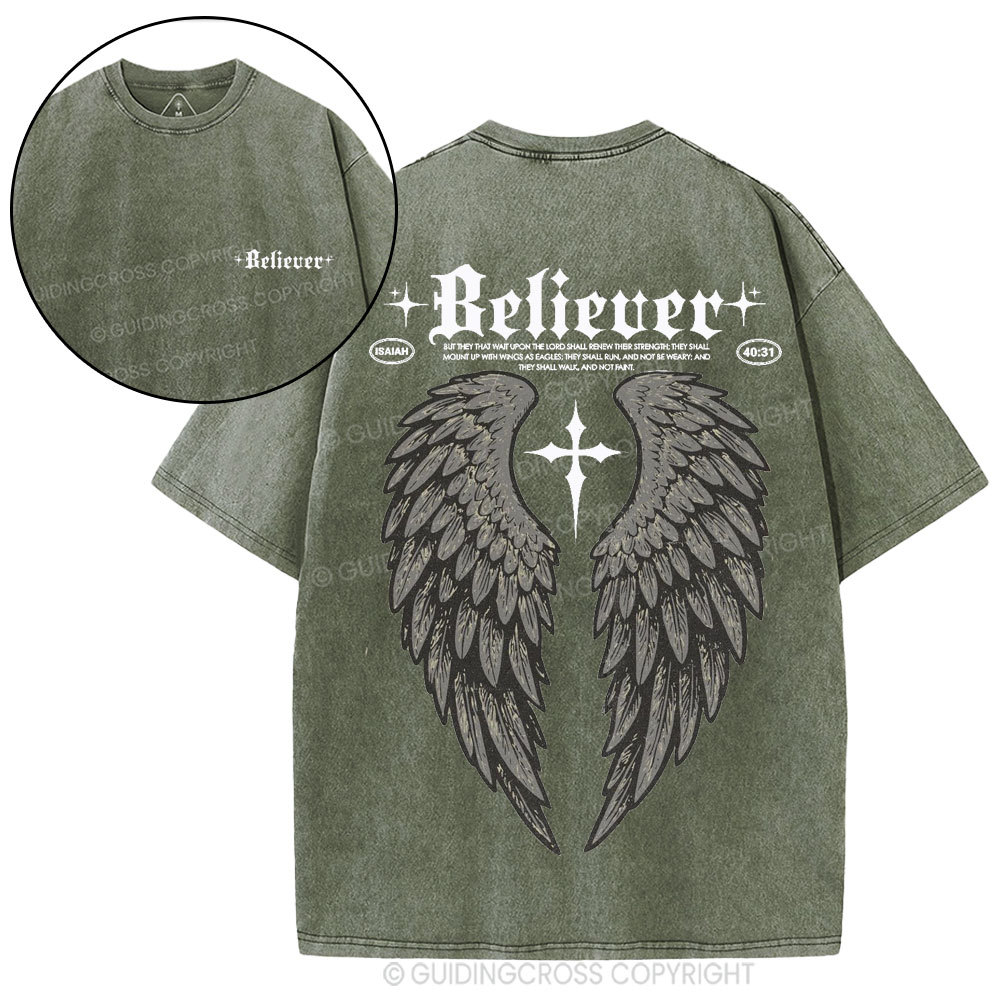 Believer Christian Washed T-Shirt