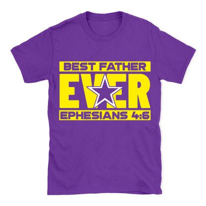 Best Father Ever Christian T-Shirt