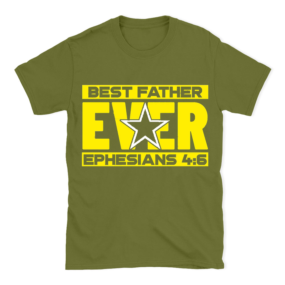 Best Father Ever Christian T-Shirt