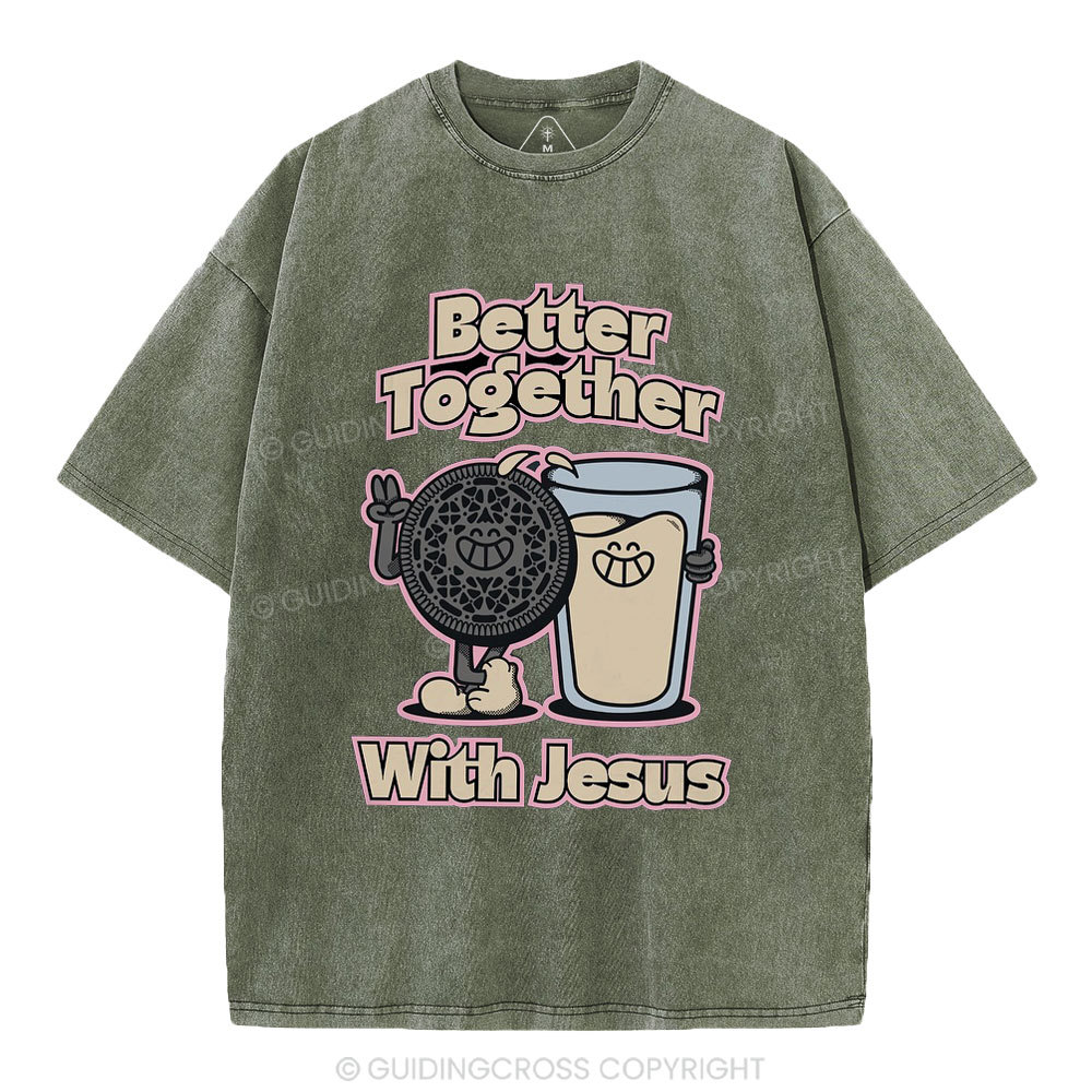 New-Sample Christian Washed T-Shirt Sale - GuidingCross