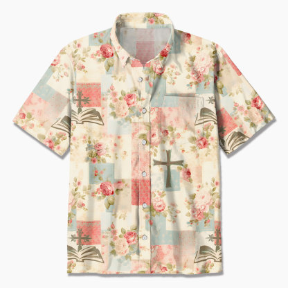 Bible Boho Flower Christian Hawaiian Shirt
