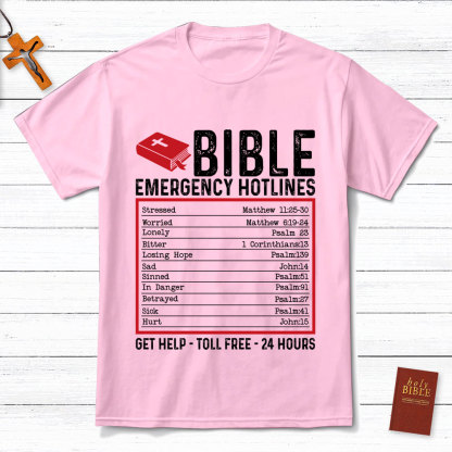 Bible Emergency Hotlines Christian T-Shirt