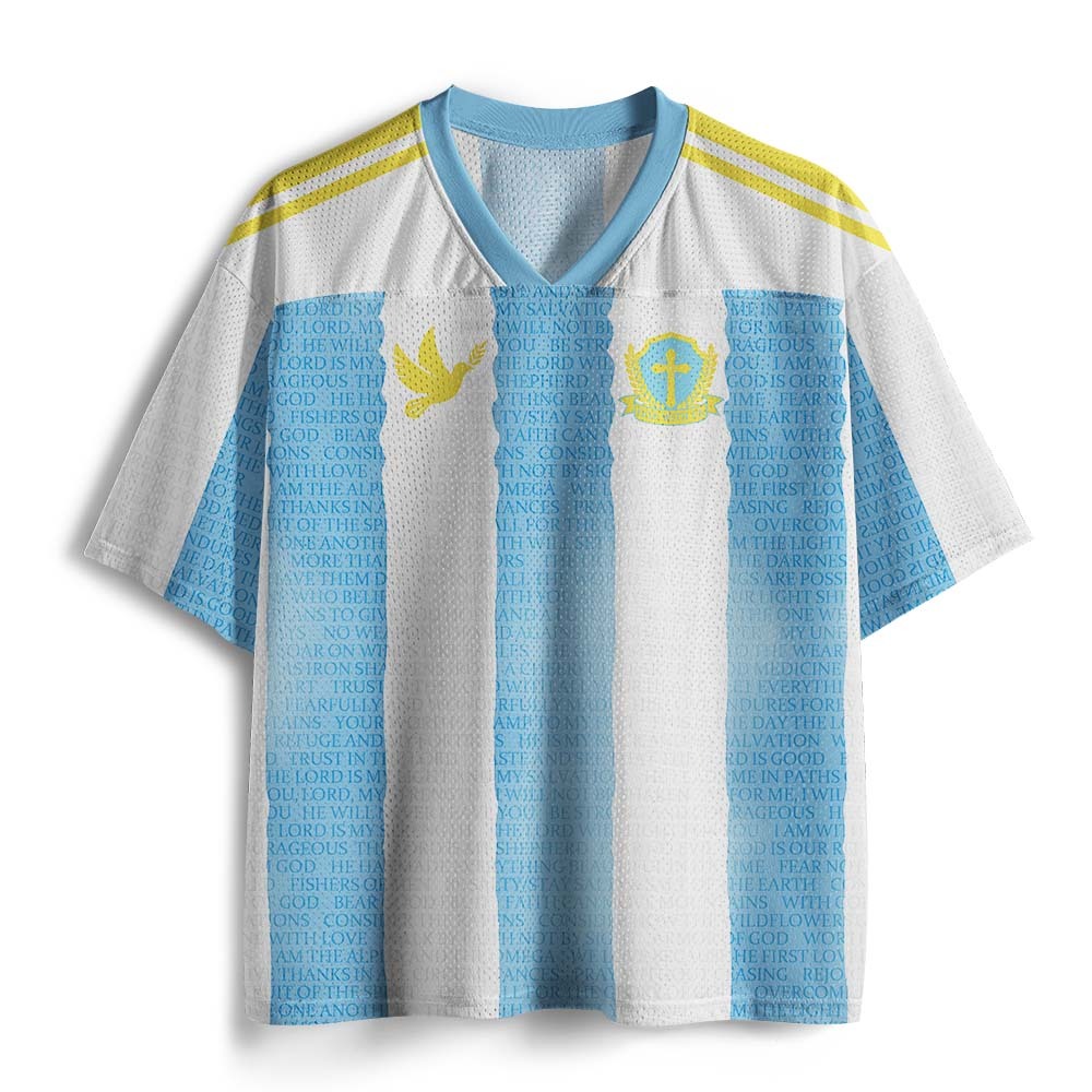 Bible Verse Christian Mesh Jersey